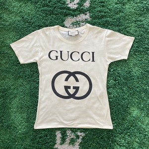 Gucci Men S Interlocking G Logo T Shirt Size M Pre Owned Ebay