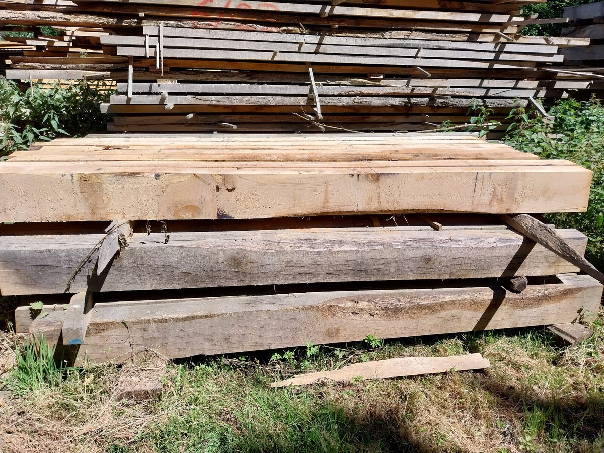 Eichen Schwellen 14x24 Eichen-Kanthölzer 14x24 Cm – Bis 1,99m Länge, Massiv & Stabil (kein Versand) Kanthölzer 14x24 Eiche Bis 1,99m Kein Versand