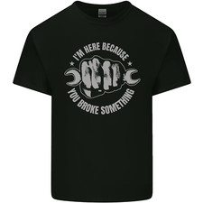 Funny Mechanic You Broke Something Mens Light Cotton T-Shirt