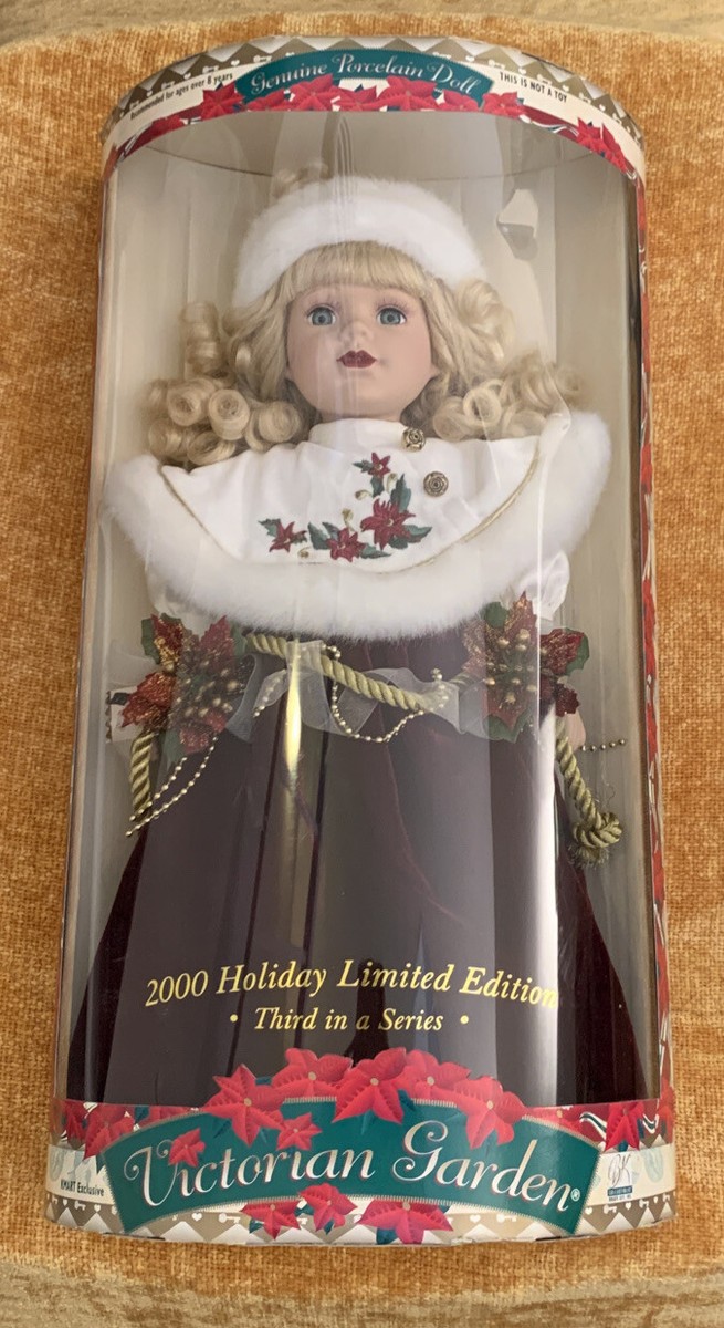 Faith Victorian Garden BK 2000 Holiday Limited #3 Porcelain Doll