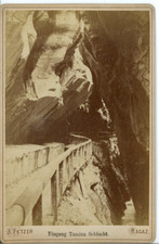 Switzerland, Les gorges de la Tamina Switzerland, Les gorges de la Tamina Albumen print