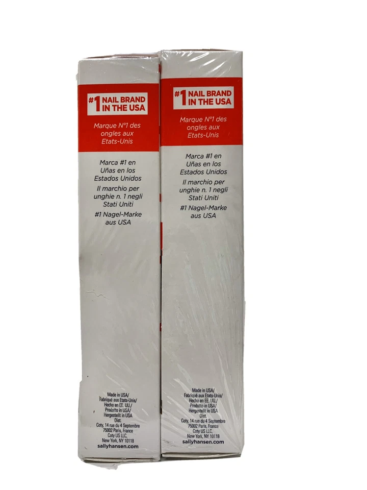 2X Sally Hansen Hard As Nails Strengthener and Protector Pack Sealed - Image 3 of 3