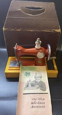 VINTAGE Original Children Toy Mini Sewing Machine In the Original Box W/ Manual
