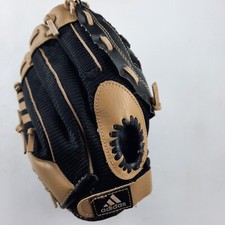 Adidas 10" TS 1000 SDY Youth Baseball Glove EASY CLOSE Black Tan TS1000 RHT