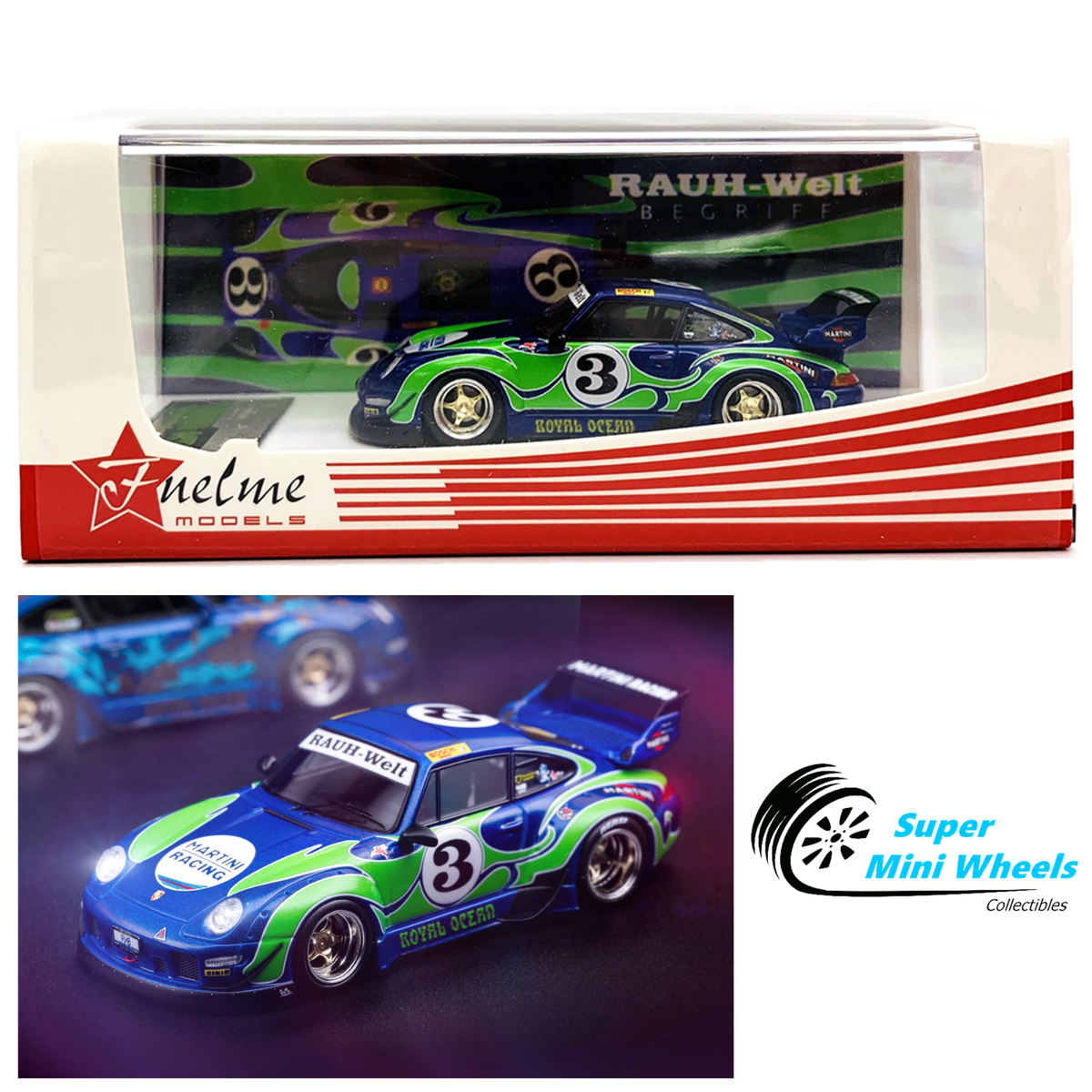 1/64 ポルシェ　RAUH-Welt Fuelme moder le Amazon | 限定品Fuelme 1/64 ポルシェ 911 993 RWB RAUH-Welt