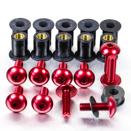 Kit Bulloni Parabrezza NILUWD Per Ducati - 10 Viti M4x16 Mm, In Alluminio, Per Modelli 748, 916