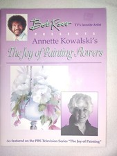 Bob Ross Presents Annette Kowalski The Joy Of Painting Flowers pb '94 1st ed gc