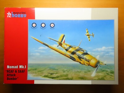 Special hobby  1/72 Nomad Mk.I `RCAF & SAAF Attack Bomber' (72292)