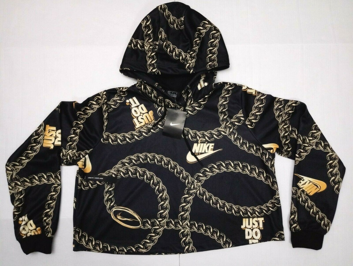 nike women's crop top hoodie