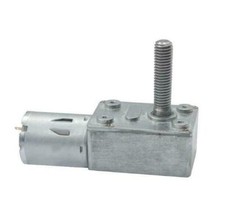 JGY370 Worm Geared Motor 6V/12V/24V 33MM M8 screw motor shaft Large torque