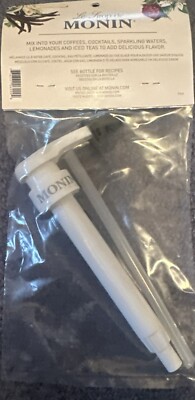 Monin COFFEE SYRUP PUMP TOPPER Dispenser for 1-Litre PLASTIC Bottle Dirty Soda