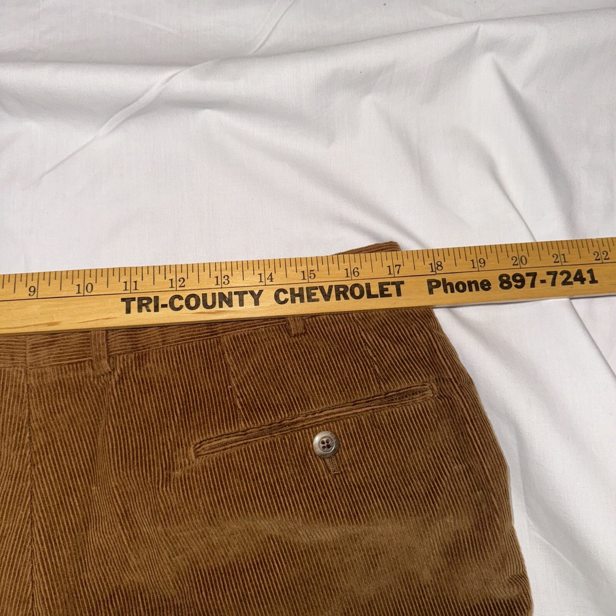 CORNELIANI Corduroy Trousers Brown Size US38 Stretch Tapered CORNELIANI Corduroy Trousers Brown Size US38 Stretch Tapered