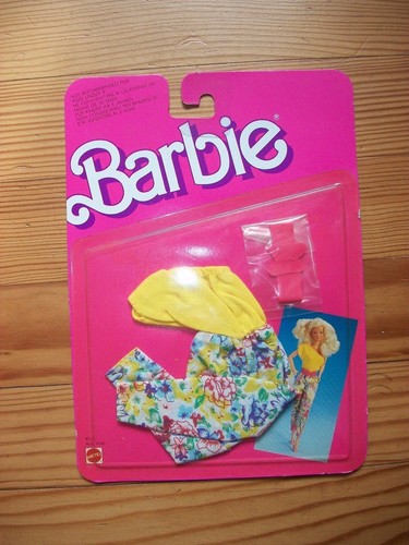 Tenue Barbie Vintage D'origine Mattel Avec Accessoires, état Correct