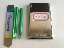 Thick Metal Back Housing Case Cover Shell for iPod 5th Gen Video 60GB SILVER