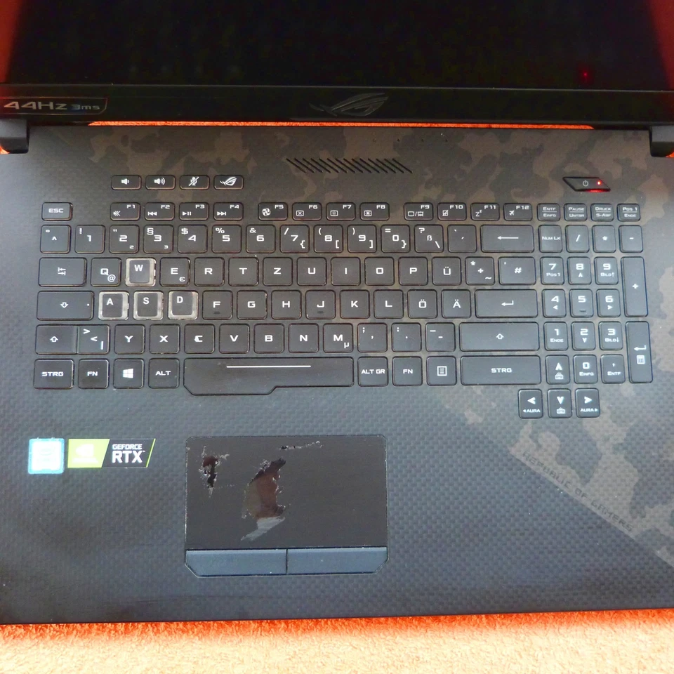 Asus GL704 17 Zoll 144Hz HIGH END GAMING Geforce RTX Windows 11 l HEXA CORE i7 - Bild 4 von 4