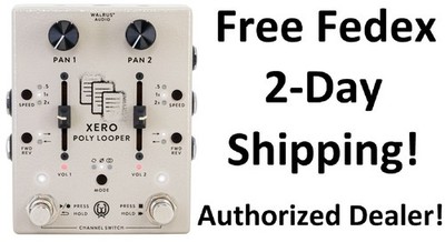 New Walrus Audio Xero Polylooper Looper Guitar Effects Pedal Cream