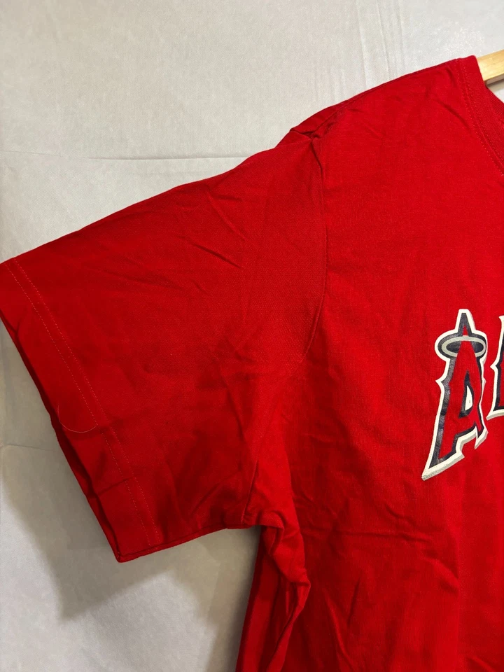 Camiseta para mujer Los Angeles Angels Majestic gráfica roja Torii Hunter #48 2X Foto 4 de 4