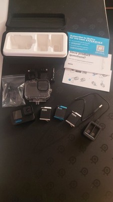 Gopro Hero 10 Black Bundle - Top zustand + 2x Enduro Akkus, Charger & Case