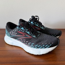 Brooks Glycerin 20 Men  s Size 10 D Running Shoes Black Blue Red Cushioned