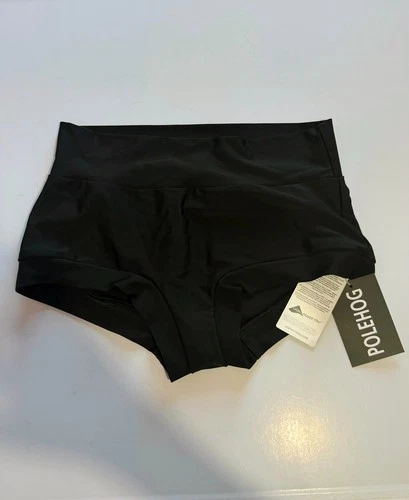 POLEHOG POLEDANCING SHORTS POLE FITNESS BOYSHORTS WOMENS 6 8 10 12 14 HIGH WAIST