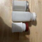 Vintage Milk Glass Jars Lot Of 3