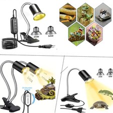 Terrarium Aquarium Heizlicht Wärmelampe UVA UVB E27 Reptilien Strahler 25+50W DE