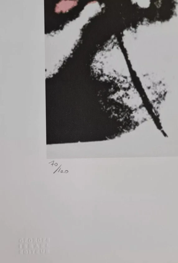 ANDY WARHOL * Mick Jagger * 57 x 38 cm * signed lithograph * limited # xx/100 - Bild 4 von 4