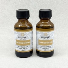 Vitality Extracts Frankincense 30ml Set Of 2 NEW With Glass Dropper Cap