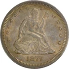 1877-S Liberty Seated Silver Quarter AU Uncertified #139