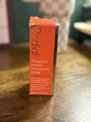 Rodial Dragon's Blood Hyaluronic Mask Hydrate Tone 1.7 Fl.Oz. / 50ml -New in Box