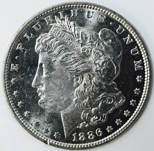 1886 MORGAN DOLLAR! MS+++! PROOF LIKE! AMAZING FIND! FANTASTIC! CRAZY! NR #S1058