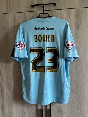 Cheltenham Town 2014/2015 Away #23 James Bowen Match Worn / Prepared Shirt sz XL