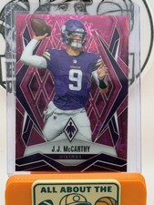 2025 Panini Phoenix - J.J. McCarthy #38 Pink Winter /299