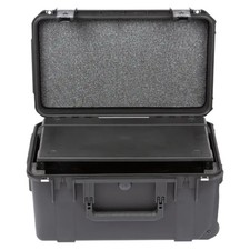 SKB iSeries 3U Shallow Fly Rack, Waterproof Polypropylene Hard Case, 9 Inch