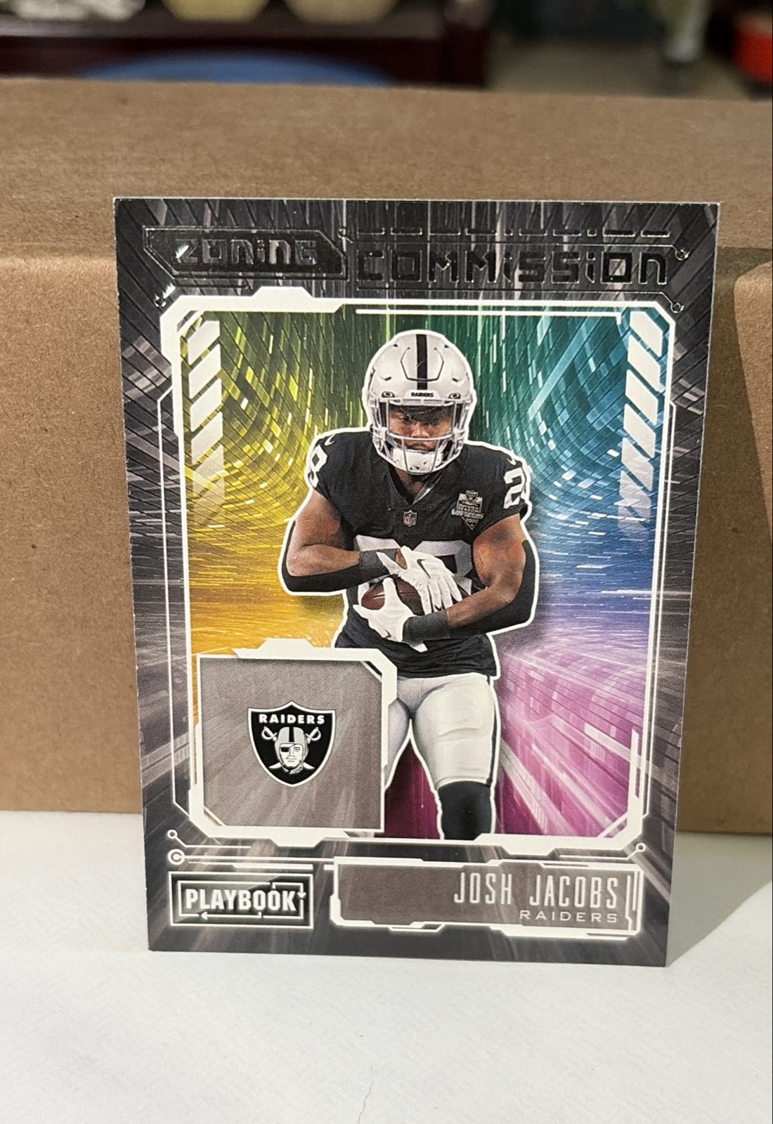 2021 Panini Playbook - Zoning Commission Josh Jacobs #ZC-JJA