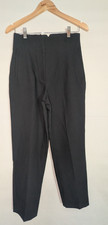 NWT Zara Womens High Waisted Tapered Trousers Tailored Dress Pants Medium