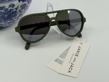 NWT Janie and Jack Aviator sunglasses Sunnies 2 - 4 Years Beach Retro Army 1089