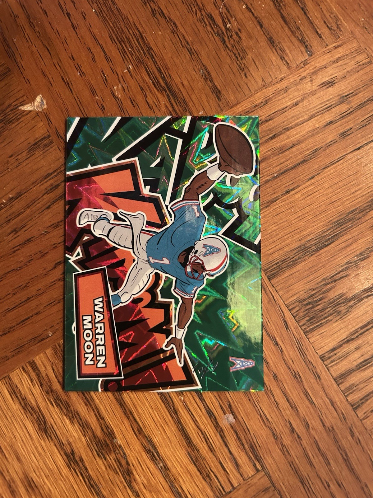 2025 Absolute Warren Moon Green Kaboom 1/1 Ssssp 🔥🔥 Hall Of Fame Legend