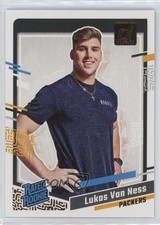 2023 Panini Donruss Rated Rookie Portrait Lukas Van Ness #45 rp9