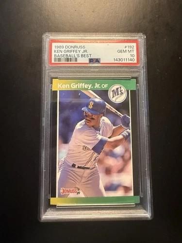 1989 Donruss Baseball's Best Ken Griffey Jr #192 PSA 10
