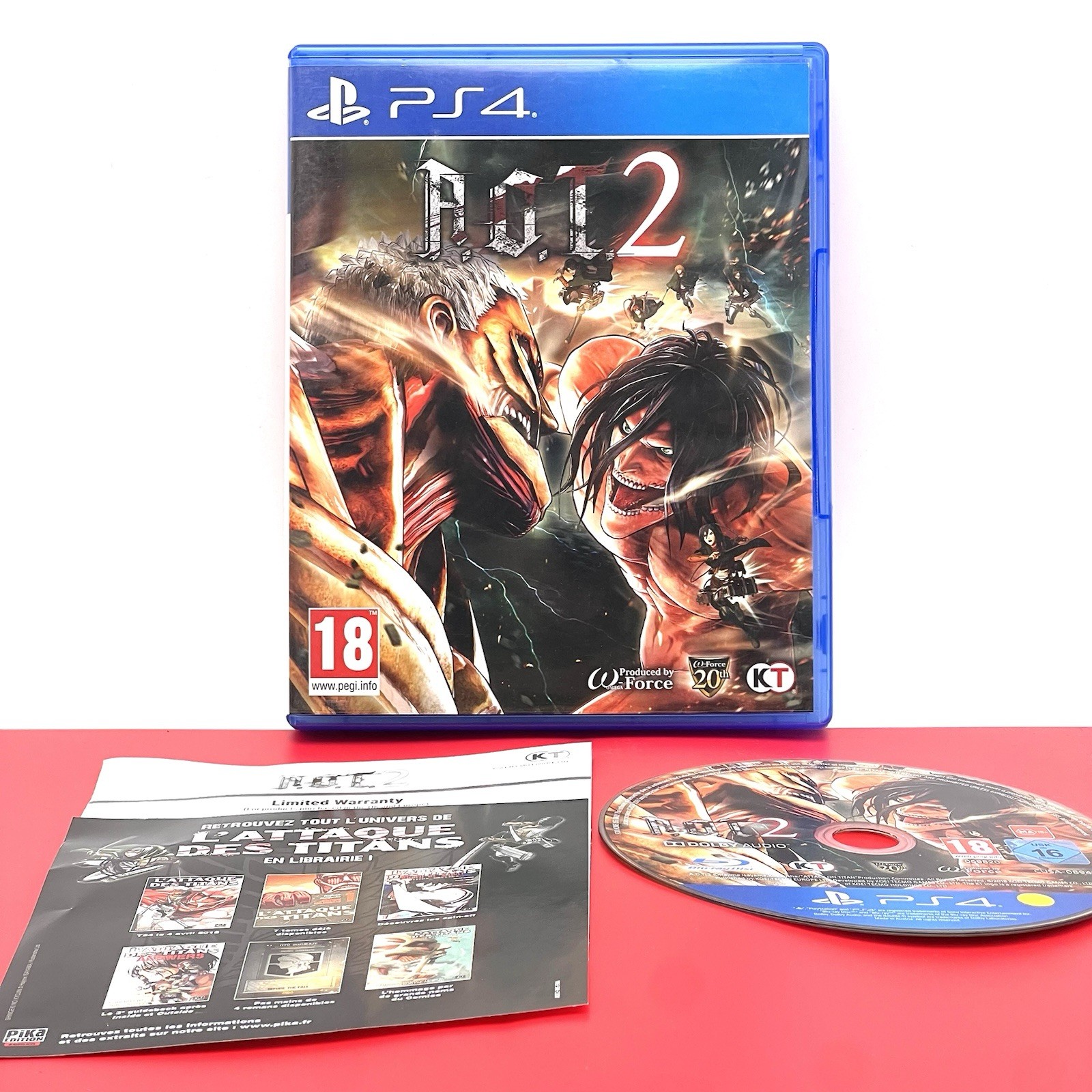 Attack on Titan A.O.T. 2 Attacco dei Giganti AOT2 PS4 PlayStation 4 -Multi (ITA)