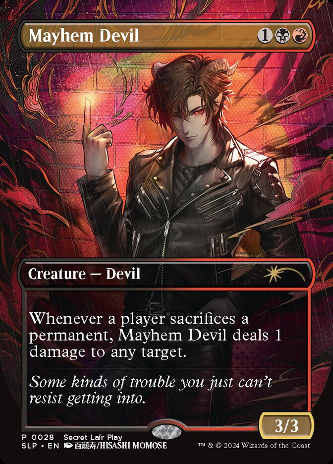 MTG Magic the Gathering Mayhem Devil (28/35) Secret Lair Showdown NM