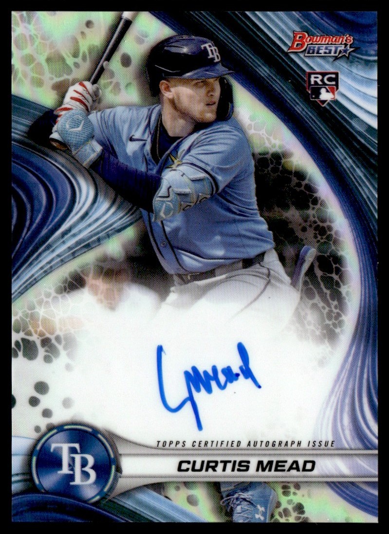 2024 Bowman Best Refractor Rookie Auto Curtis Mead #B24-CM