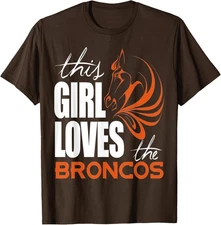This Girl Loves the Broncos Football Fan Unisex T-Shirt