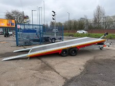 15ft x 6.9ft / 4.5m x 2.1m Car Transporter Trailer GRAVITY TILT 2700kg