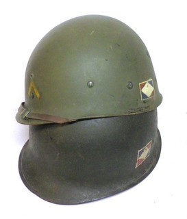 Casque US WWII FFL 1ère DFL 2è DB 1ère armée française Leclerc libération 39 45