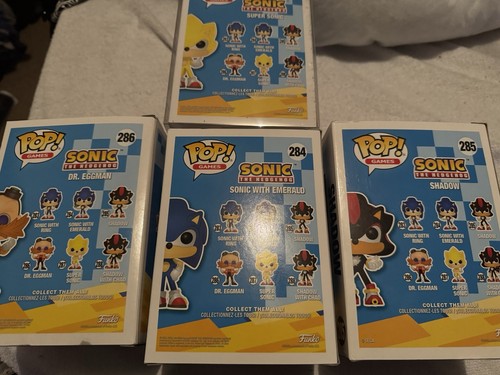 5 Sonic Funko Pops All In Great Condition, I’m Selling All These Together - Picture 2 of 2