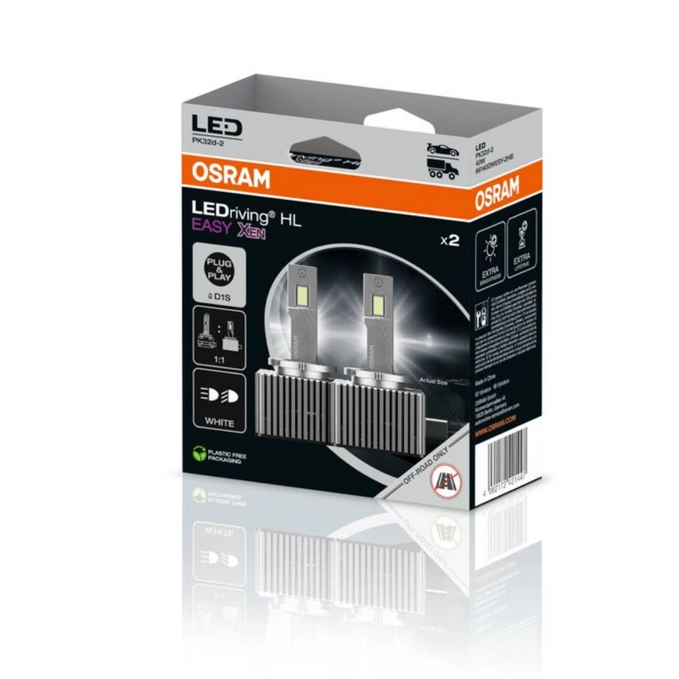 Coppia lampade lampadine D1S LED Osram HL EASY XEN 12V e 24V - Immagine 2 di 4