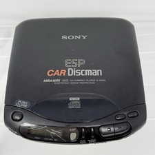 Sony Car Discman ESP D-830K CD Player Tested Small Crack On Screen