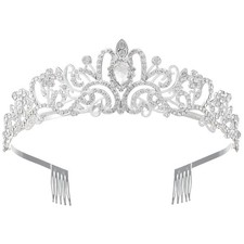 Queen Crown and Tiaras Princess Crown for Women Crystal Headbands for Bridal...